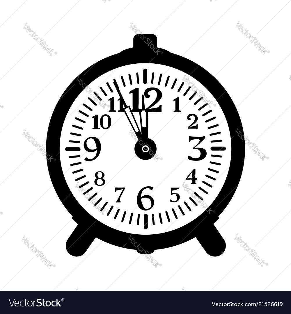 Alarm Clock Isolated Old Fashioned