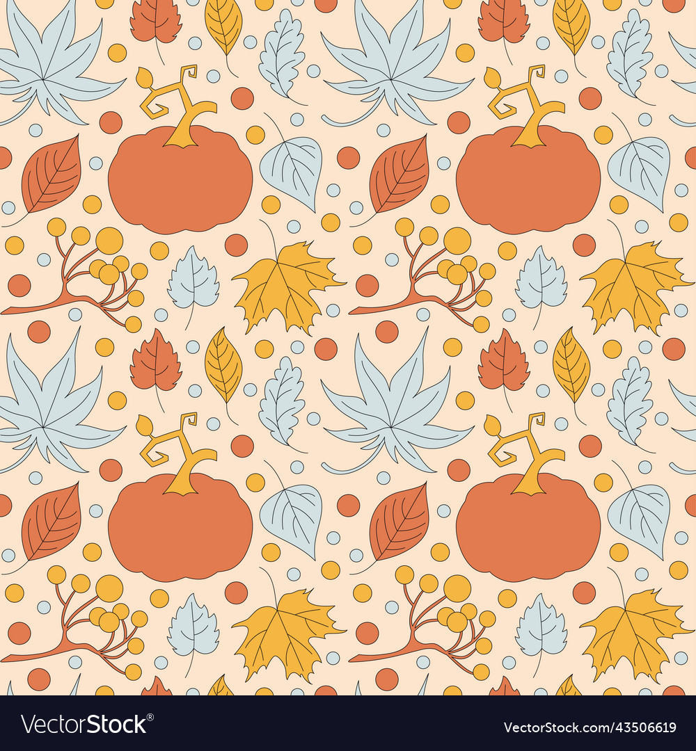 Autumn simple minimalist background with a leaf Vector Image Autumn simple minimalist background with a leaf