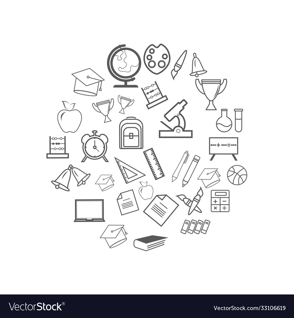 School and education icons