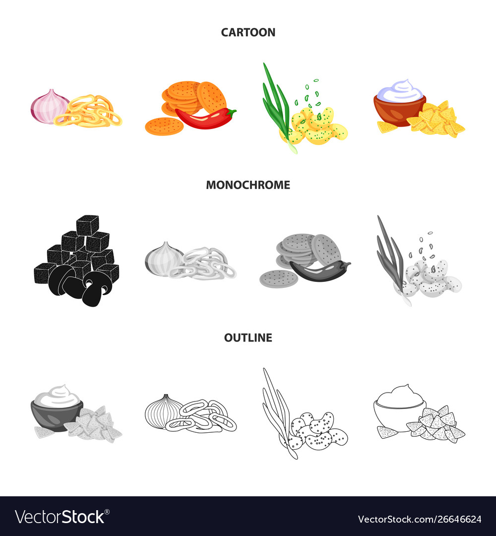 Design taste and seasonin logo set