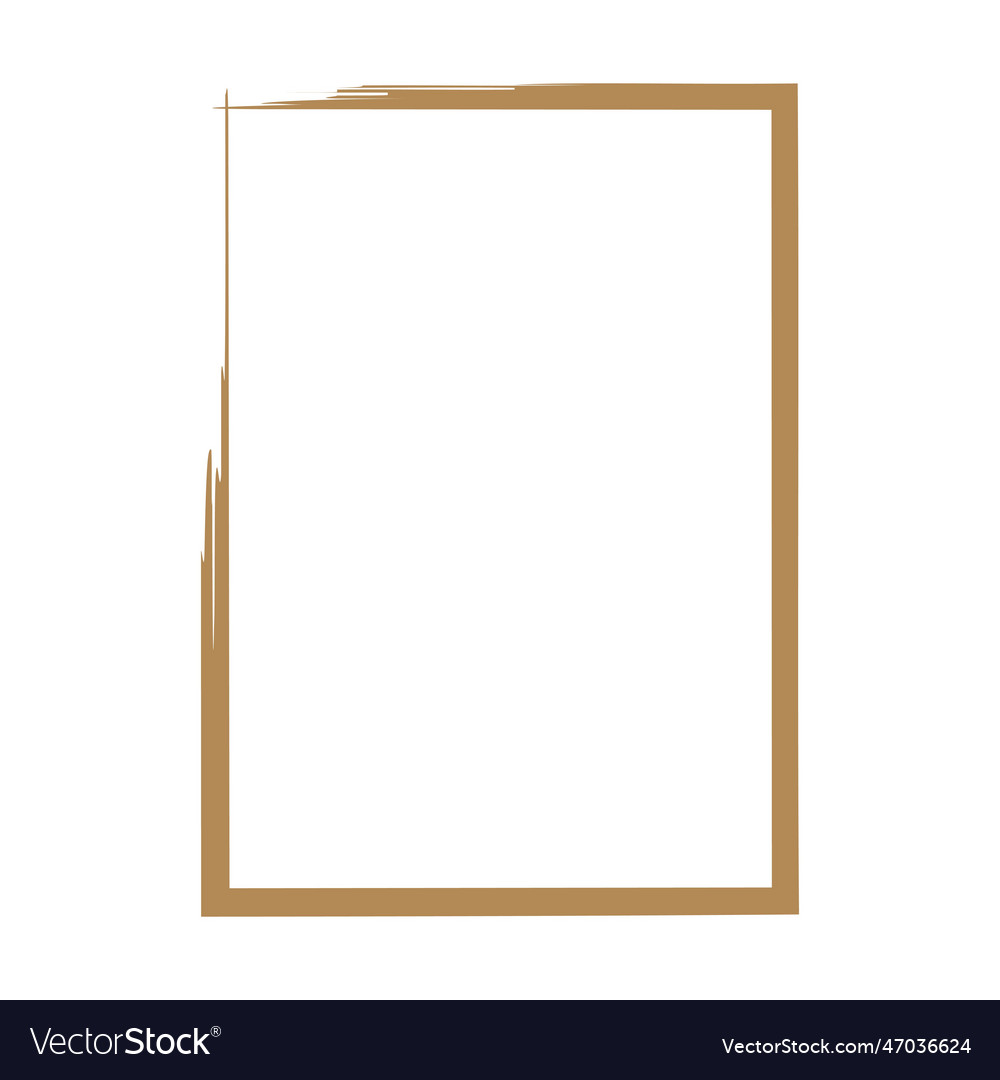 Grunge frame shape icon vertical rectangle