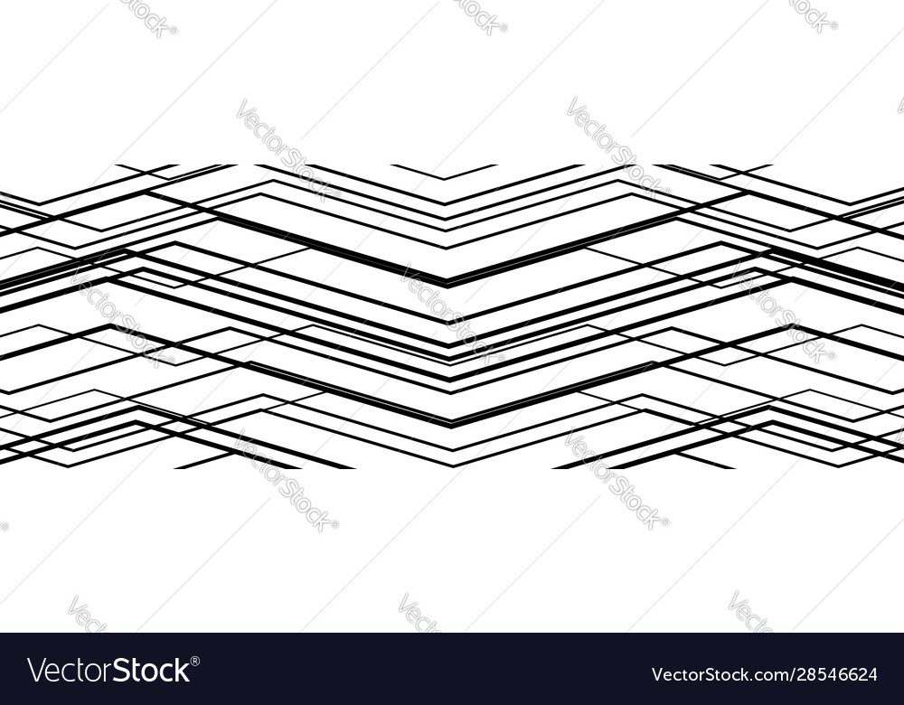 Random wavy zig-zag lines abstract art texture vector image Random wavy zig-zag lines abstract art texture