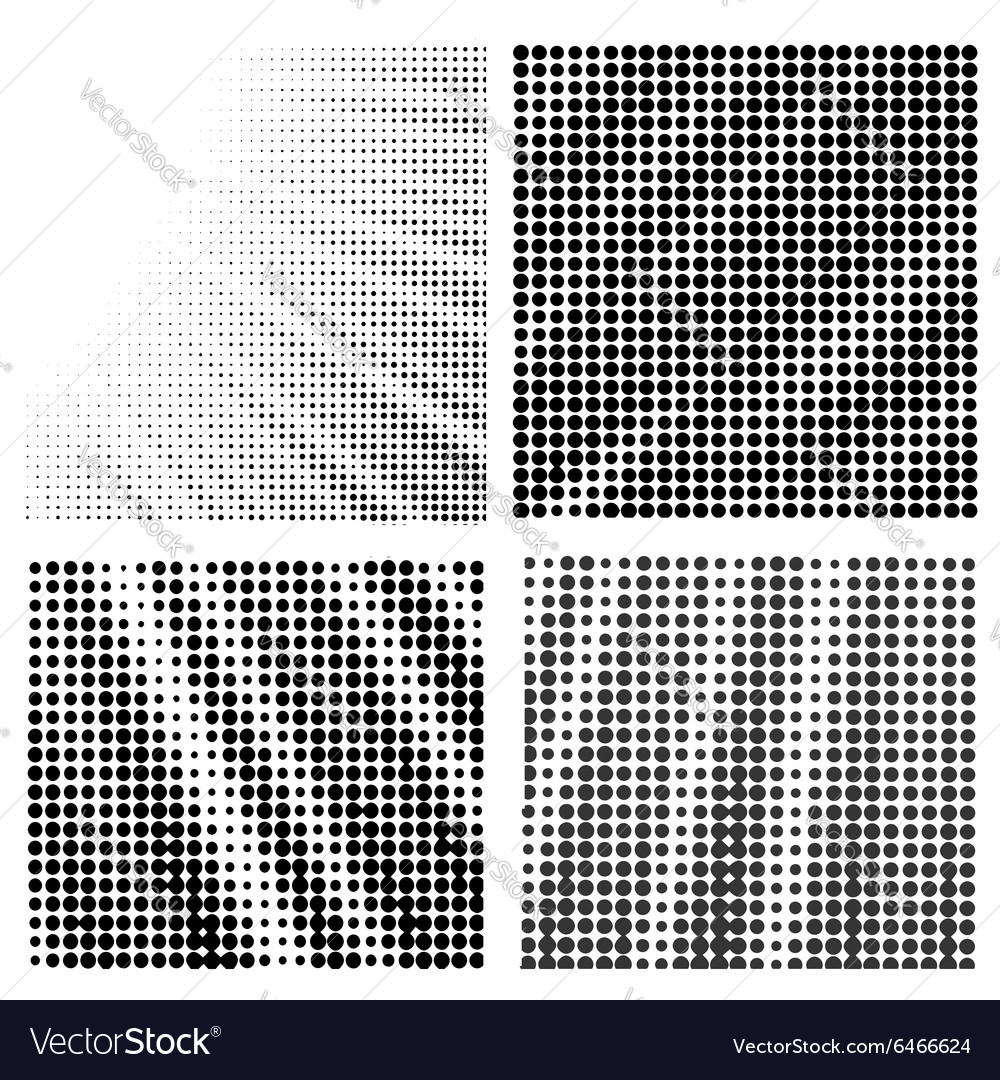Set of halftone patterns