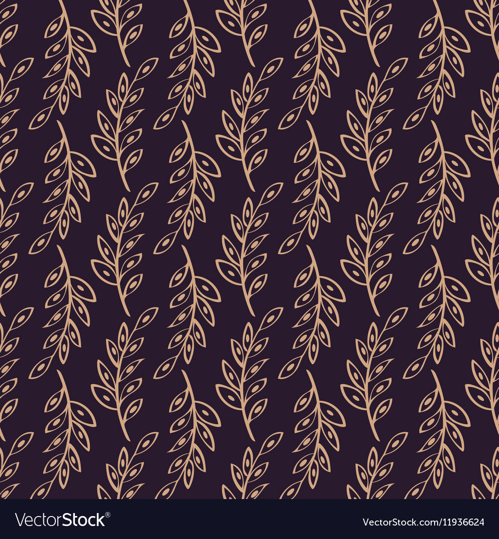 Sprig seamless pattern background