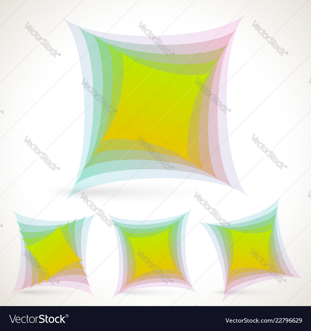 Abstract spiky shapes fading into transparent