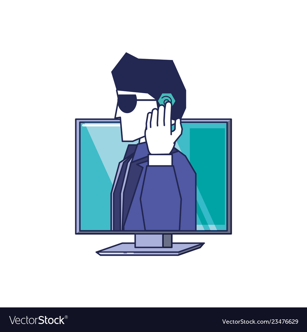 Computer with cyber security agent