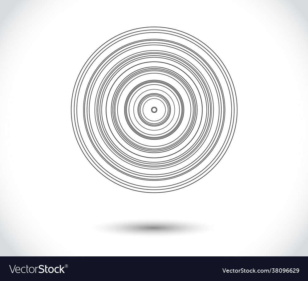 Concentric circle elements element for graphic
