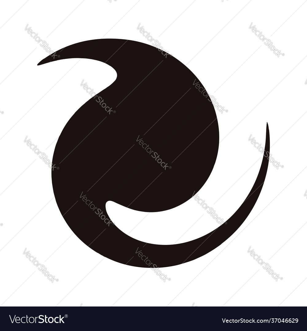Cyclical circle helix volute element concentric Vector Image Cyclical circle helix volute element concentric