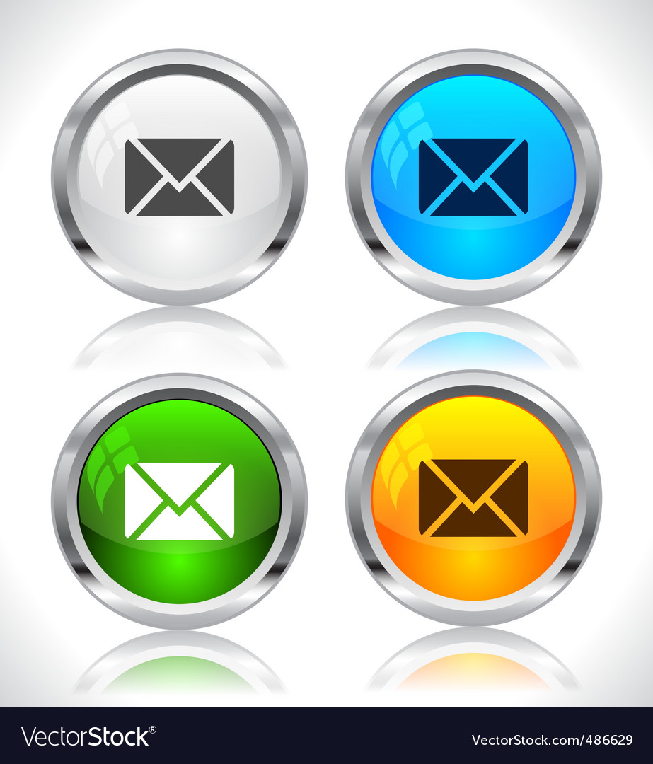 Metallic Web Buttons