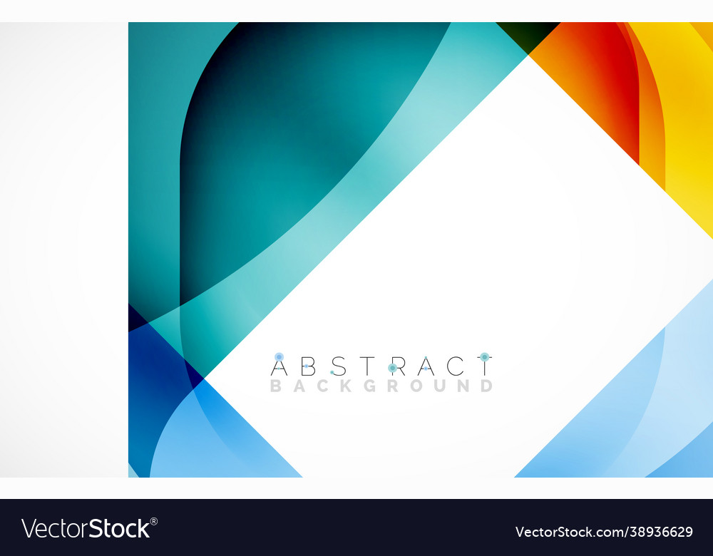 Minimal background abstract square shape vector image Minimal background abstract square shape