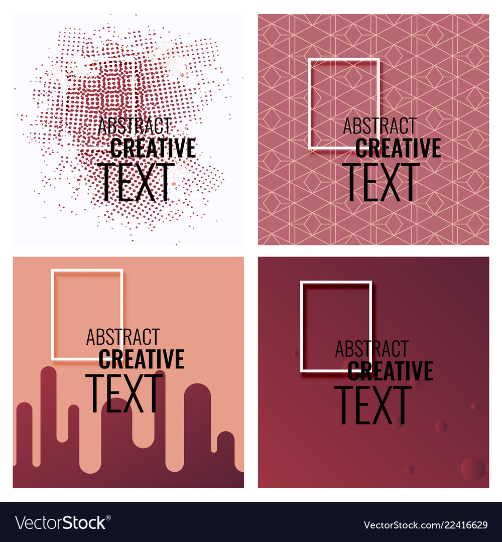 Modern abstract circle geometric design pattern