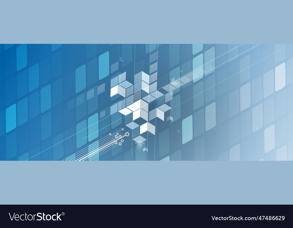 Technology data background idea of global vector image Technology data background idea of global