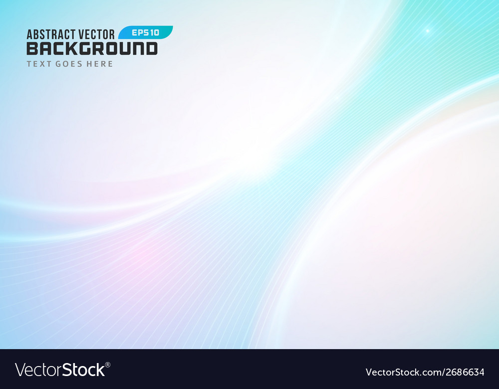 Abstract soft waves light lines background