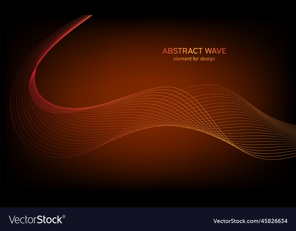 Abstract wave element for design digital Vector Image Abstract wave element for design digital