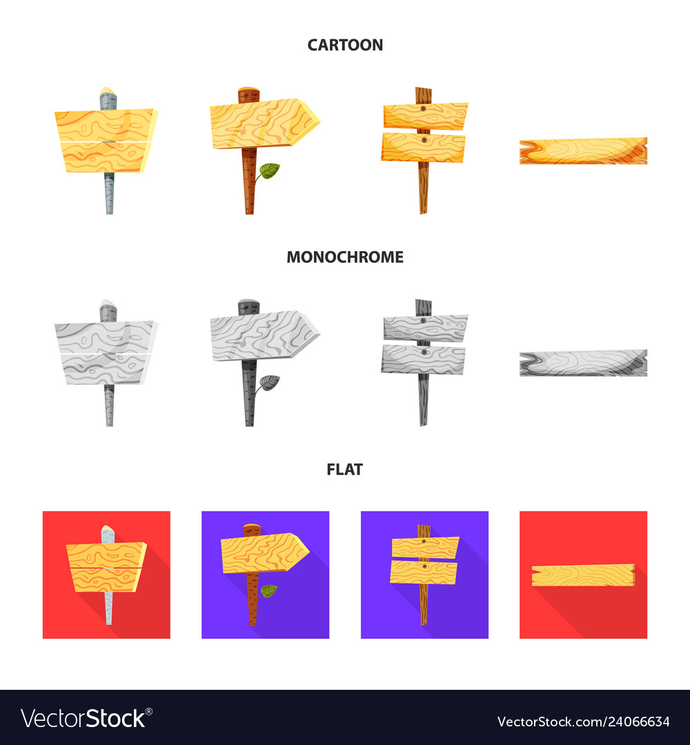 Design of raw and forest symbol set