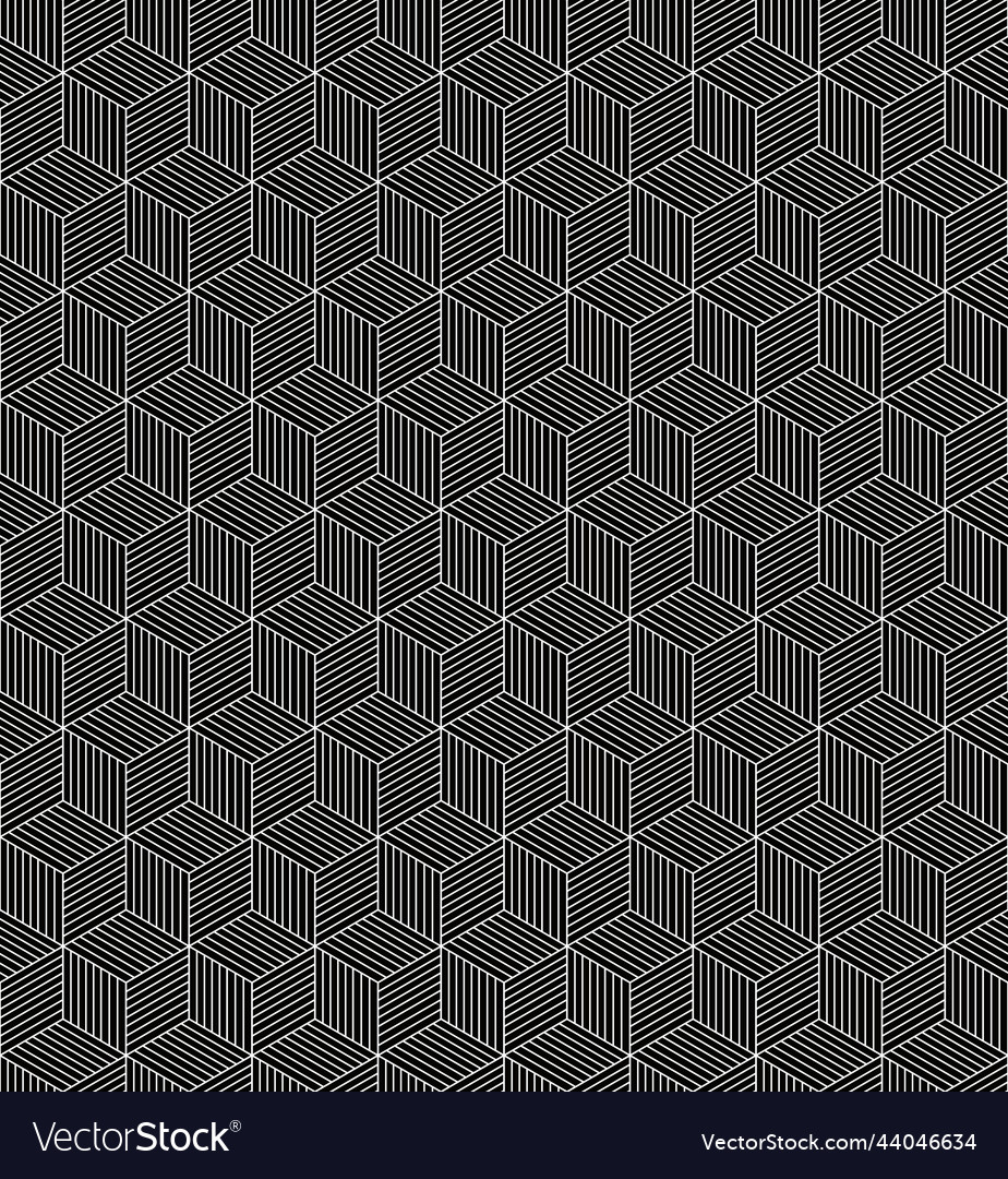 Geometric seamless pattern with lines