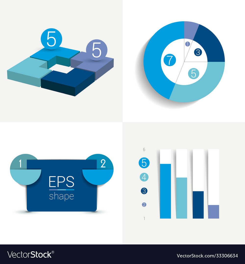 Info graphics elements simply color editable