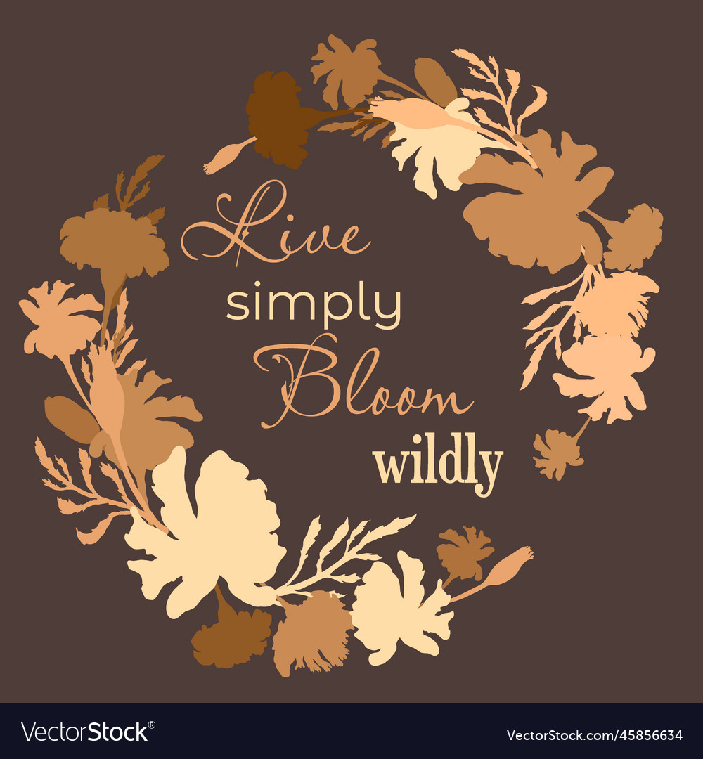 Isolated wreath with hand drawn garden marigolds vector image Isolated wreath with hand drawn garden marigolds