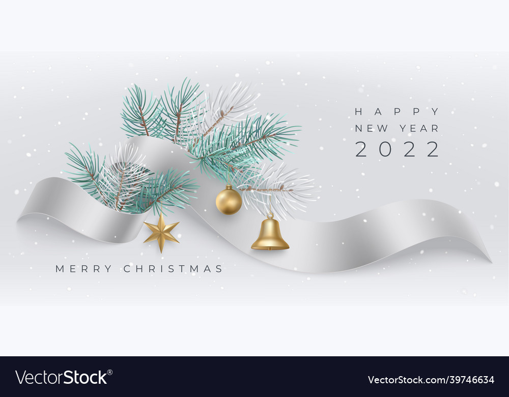 Merry christmas and happy new year background