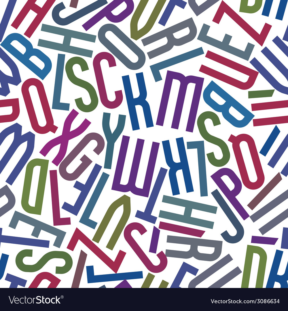 Repeatable letters pattern