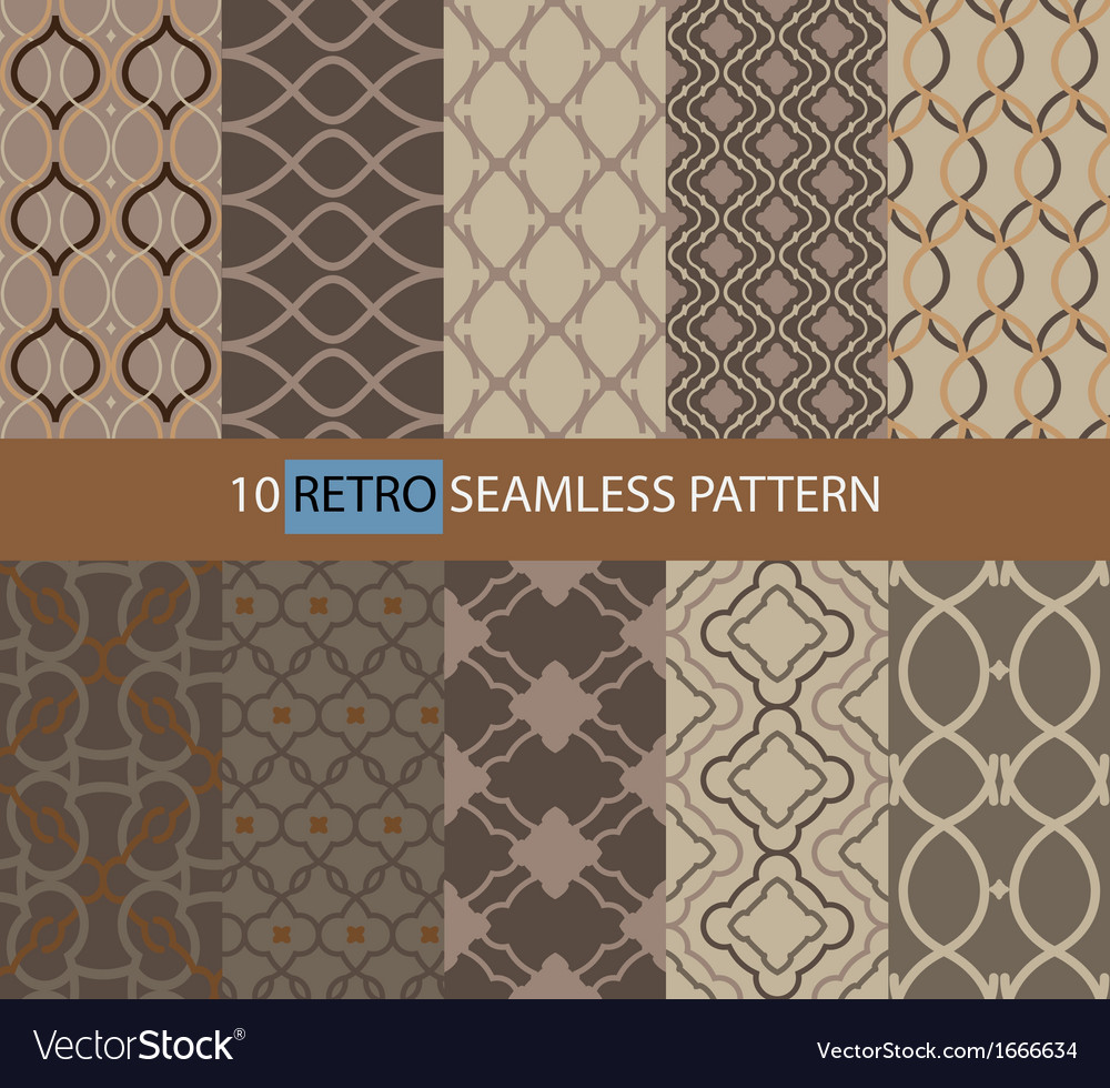 Simple retro seamless pattern