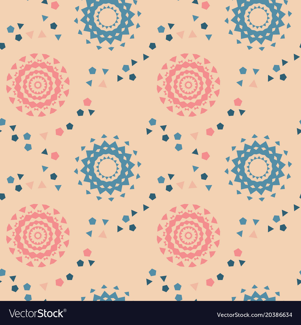 Strange space pathways seamless pattern