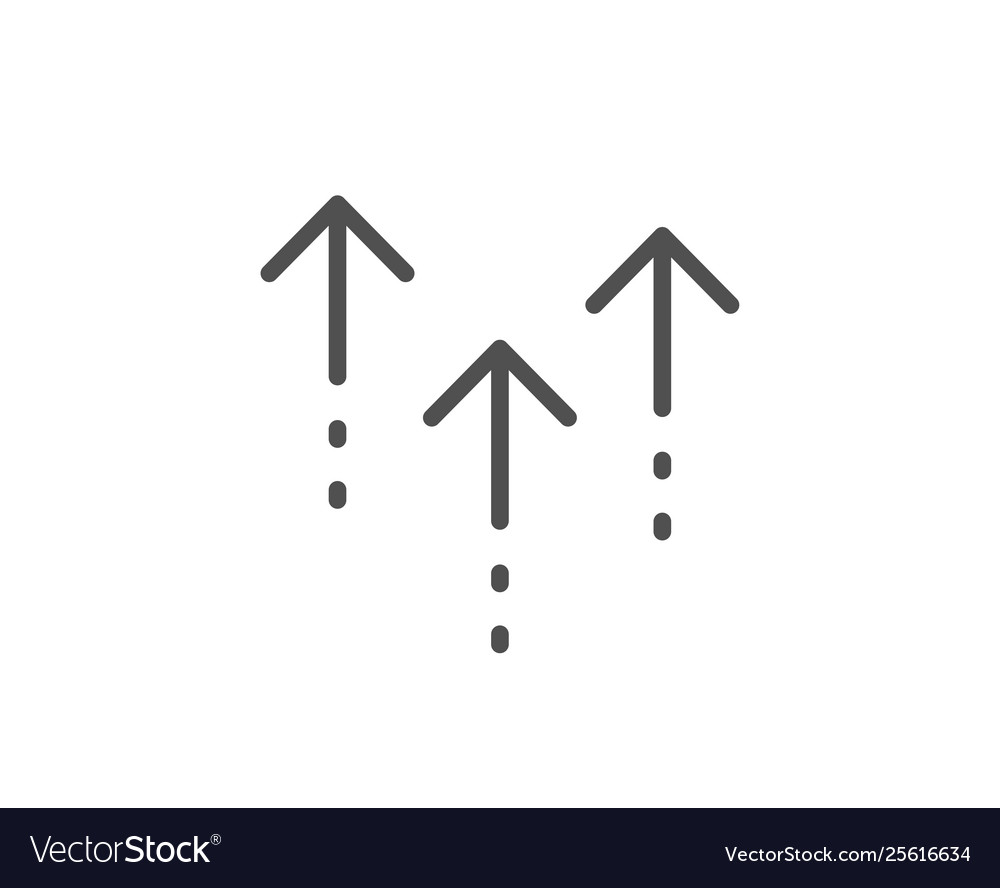 Image result for Going Up Line Icon
