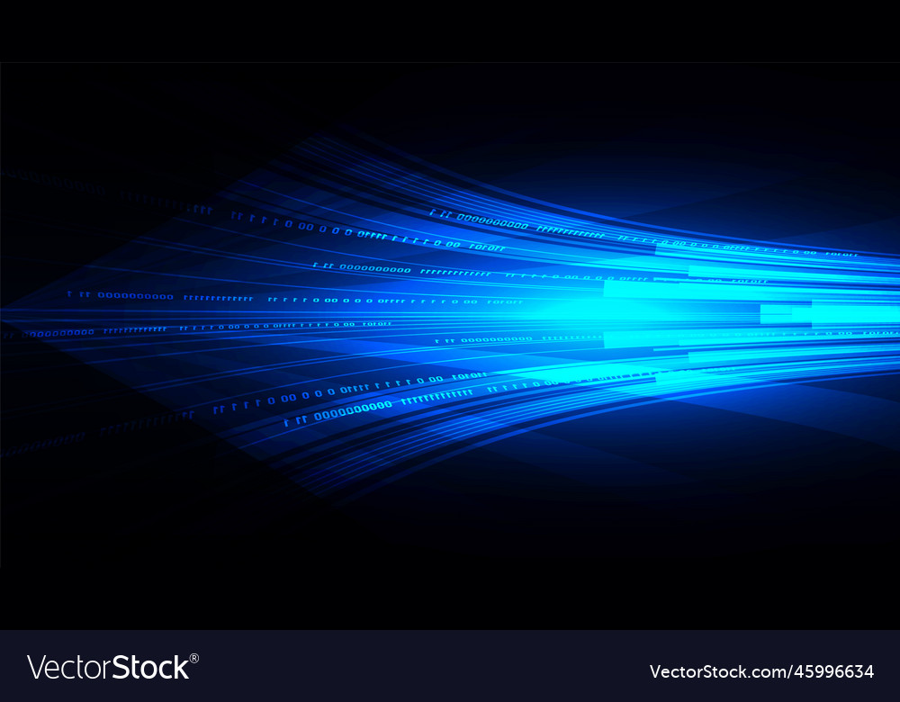 Technology background with hi-tech digital data vector image Technology background with hi-tech digital data