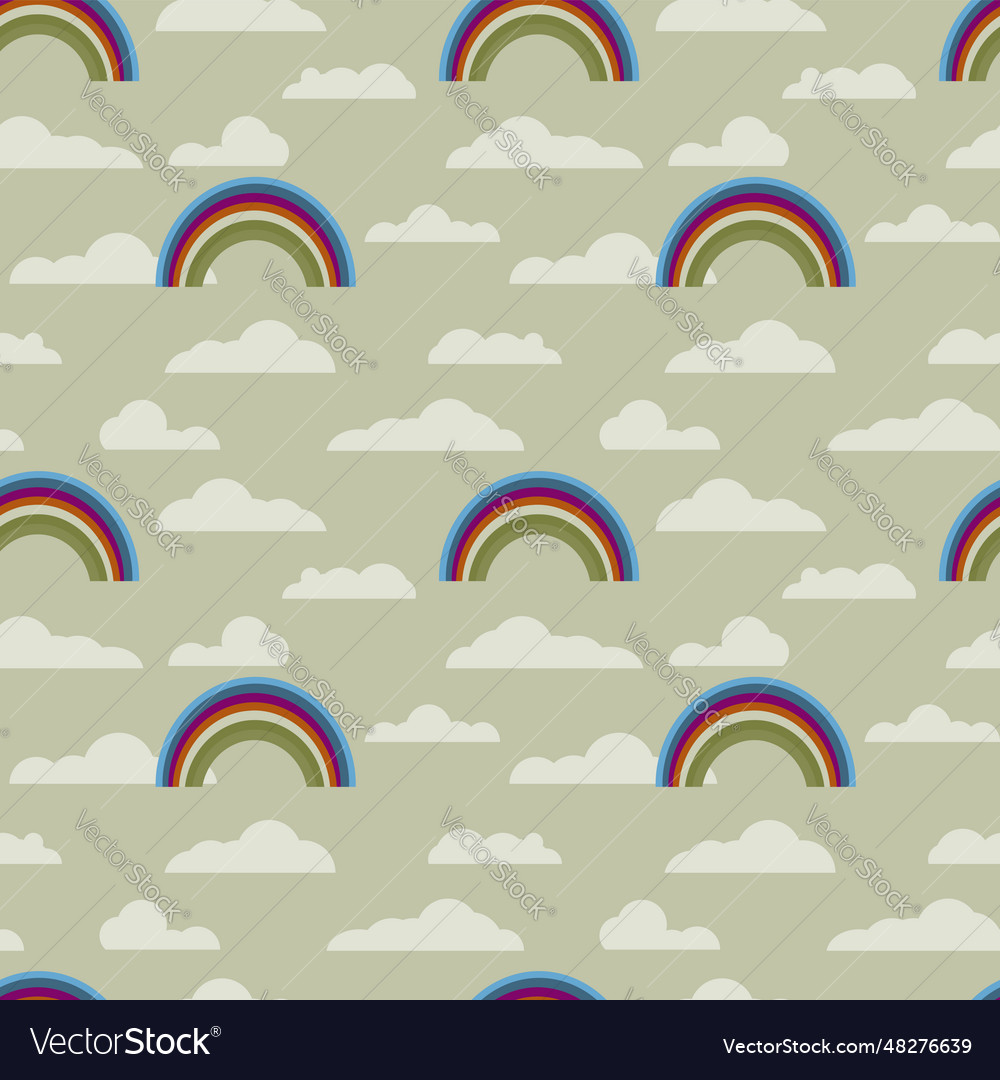 A set of seamless backgrounds with different vector image A set of seamless backgrounds with different