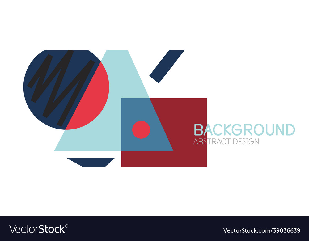 Abstract background with blocks lines geometric vector image Abstract background with blocks lines geometric