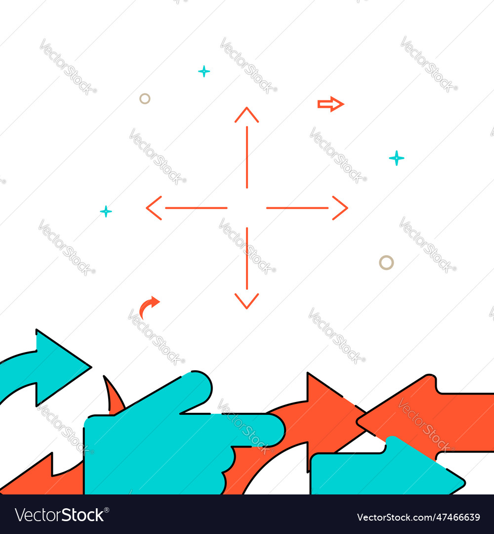 Expand arrow fullscreen filled line icon simple vector image Expand arrow fullscreen filled line icon simple
