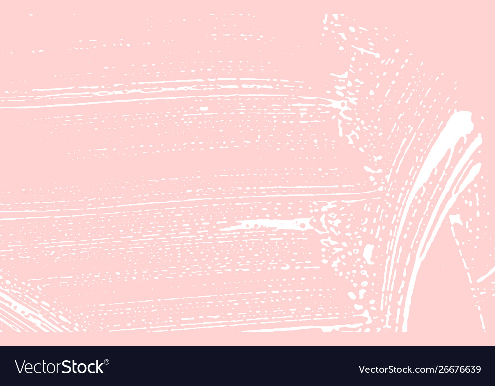 Grunge texture distress pink rough trace glamoro Vector Image