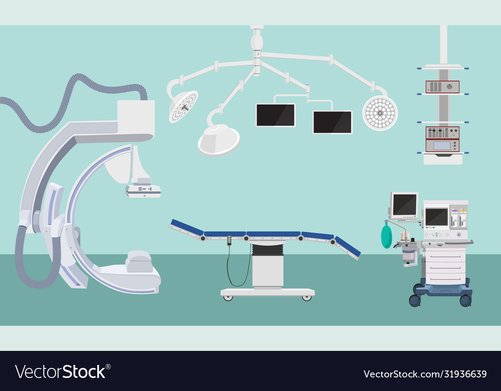 Operating theatre Royalty Free Vector Image - VectorStock