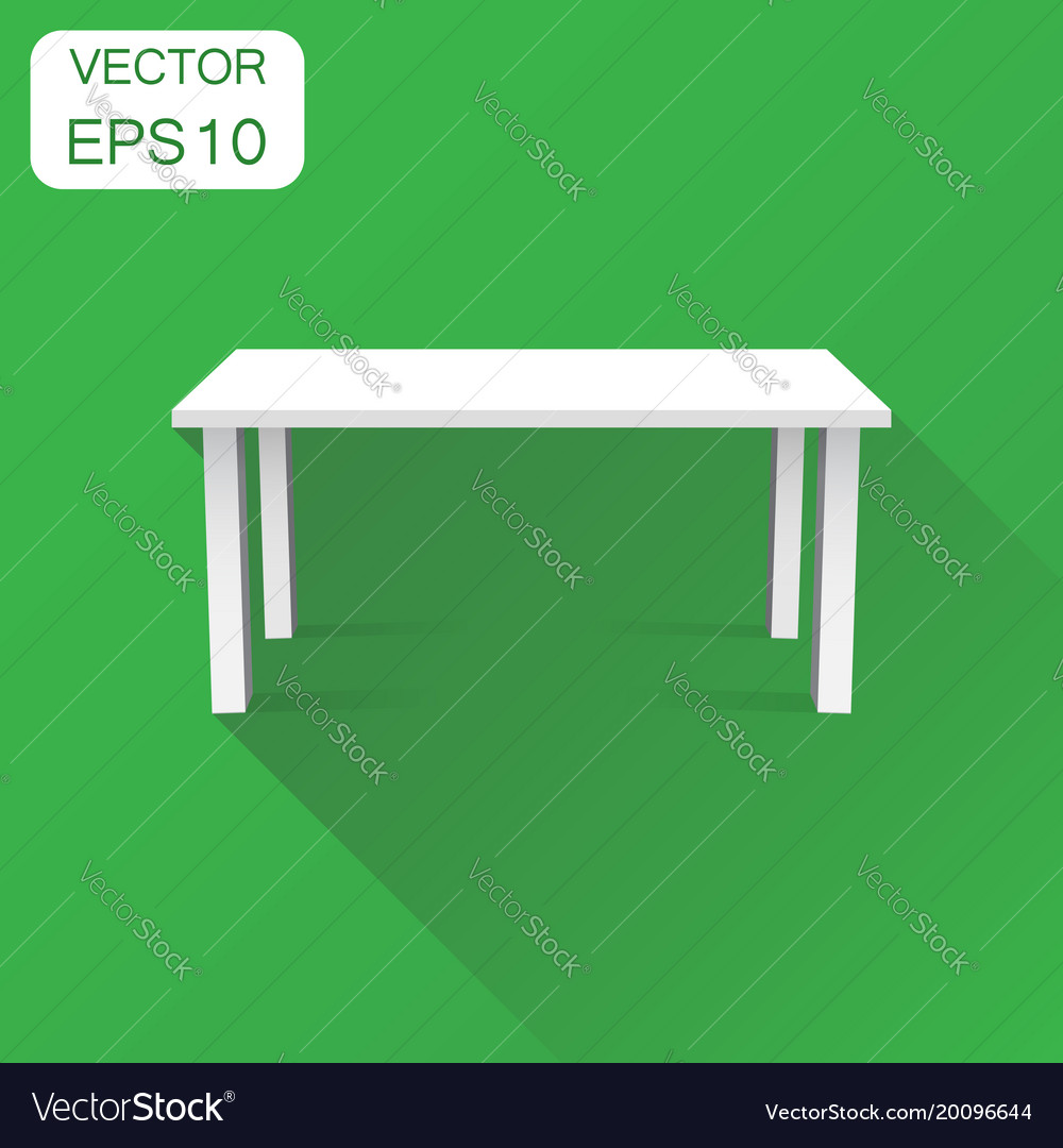3d table for object presentation icon business
