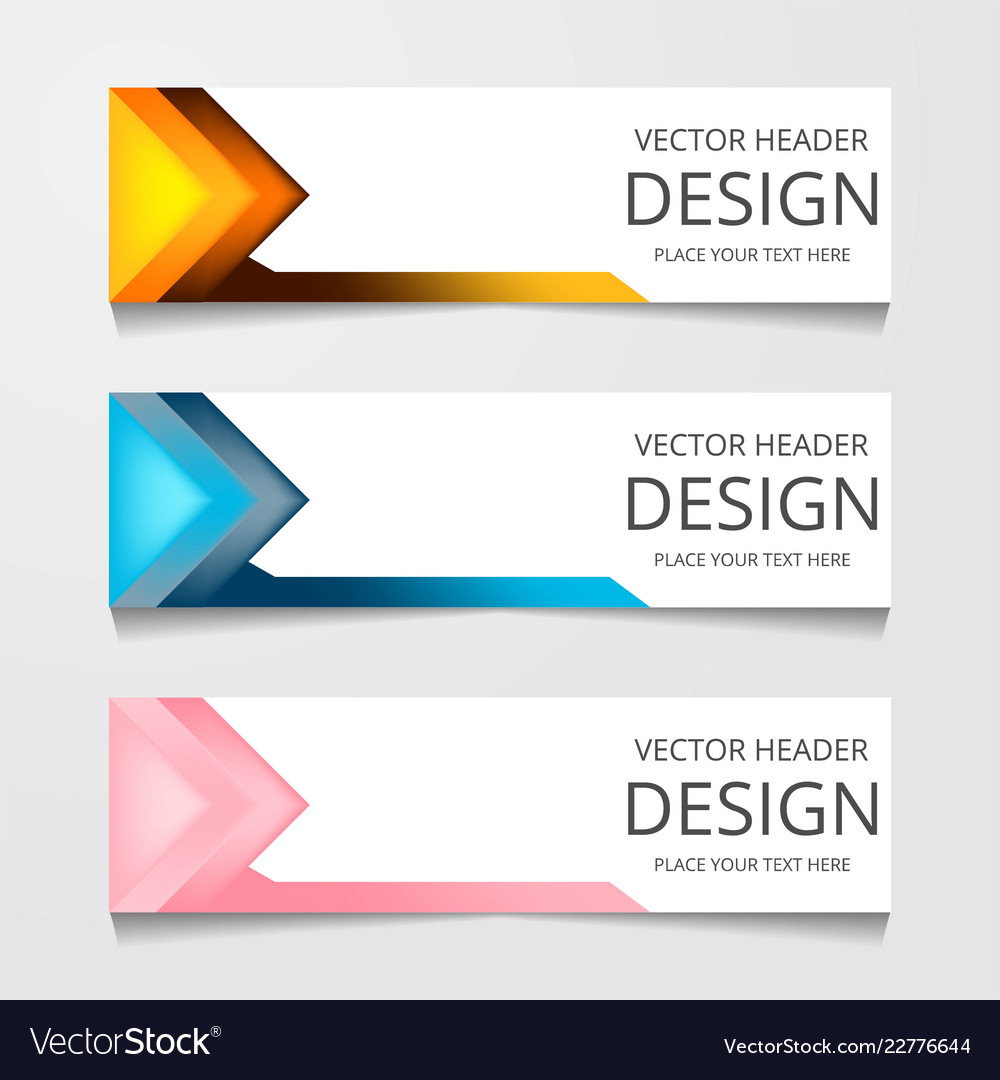 Abstract web banner design background or header