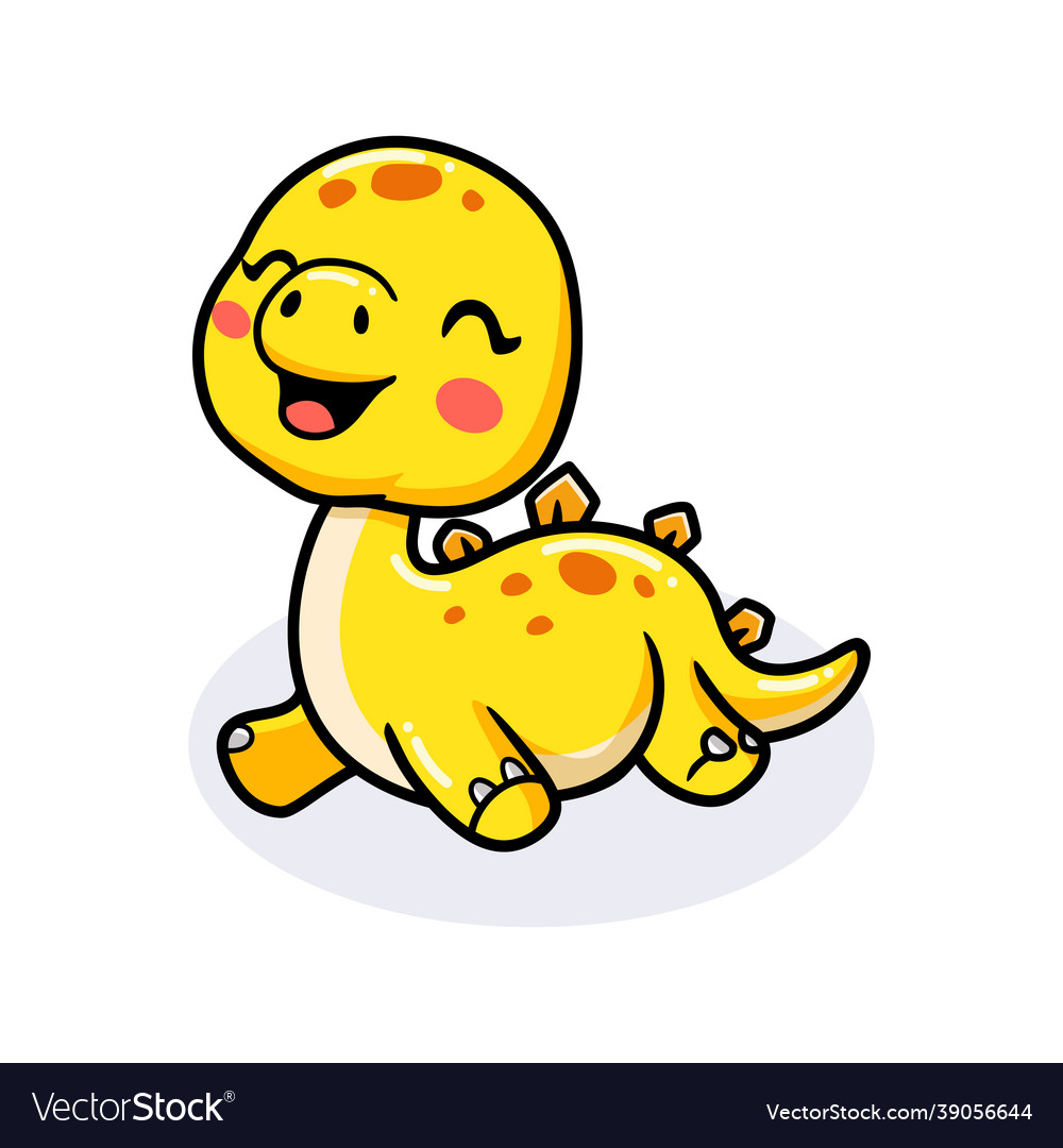 Vector Jumping Dino Stock Illustration - Download Image Now