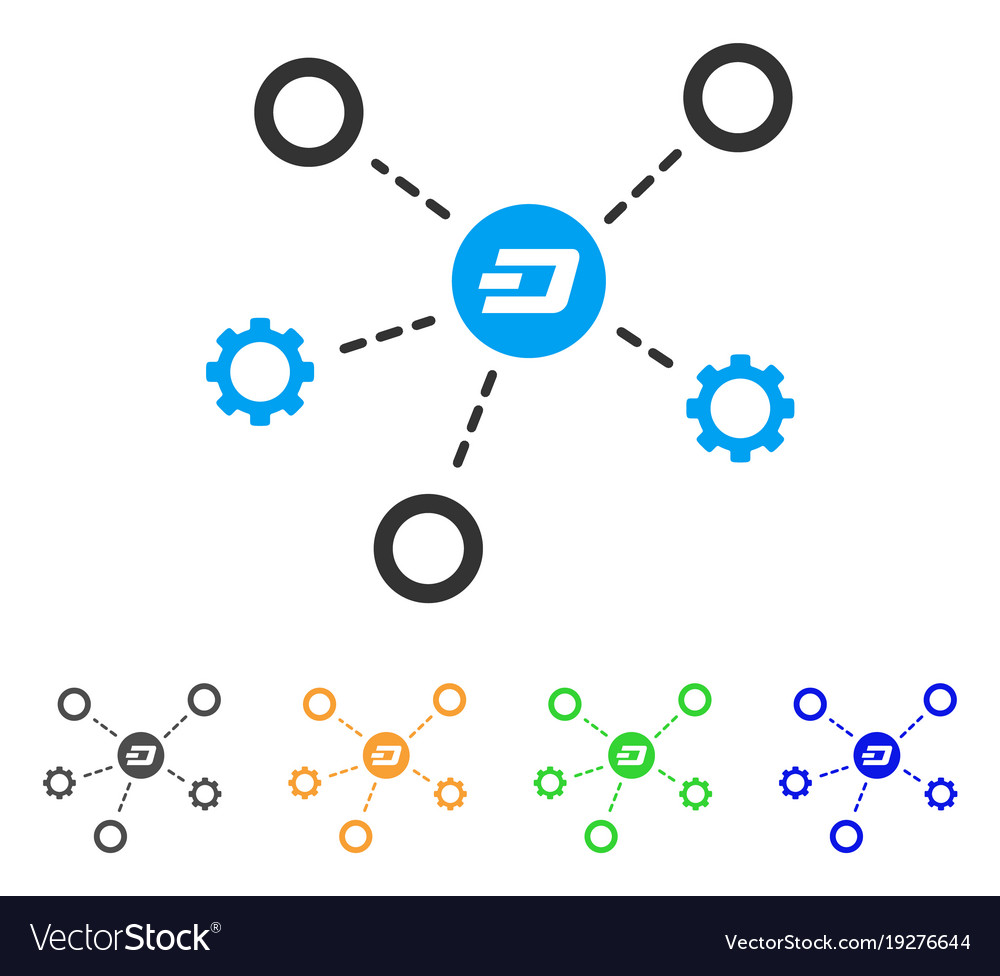 Dash network structure icon