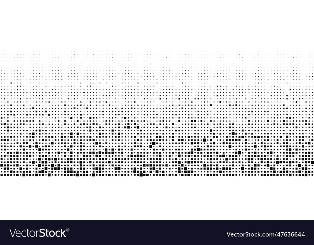 Halftone pixelated gradient background faded Vector Image Halftone pixelated gradient background faded