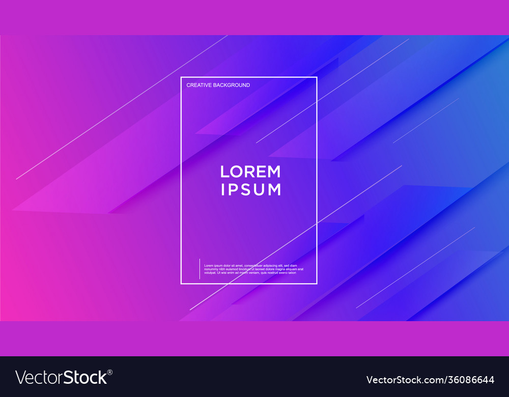 Minimal geometric background dynamic shapes