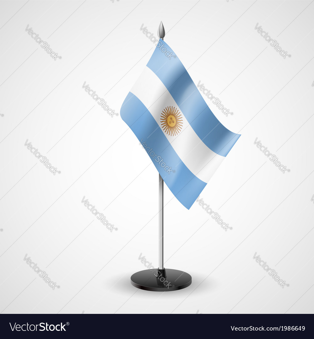 Argentine Flag Tabletop Model