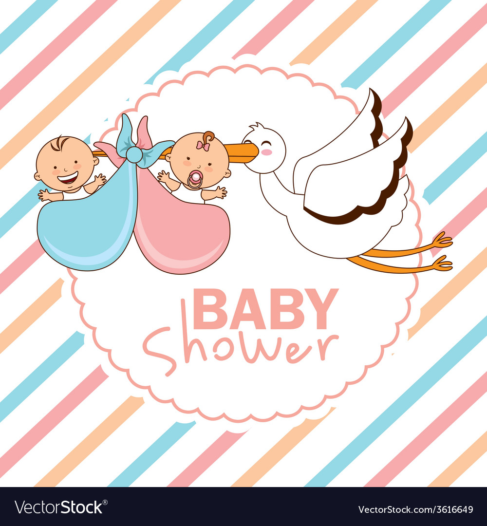 Baby shower Royalty Free Vector Image - VectorStock