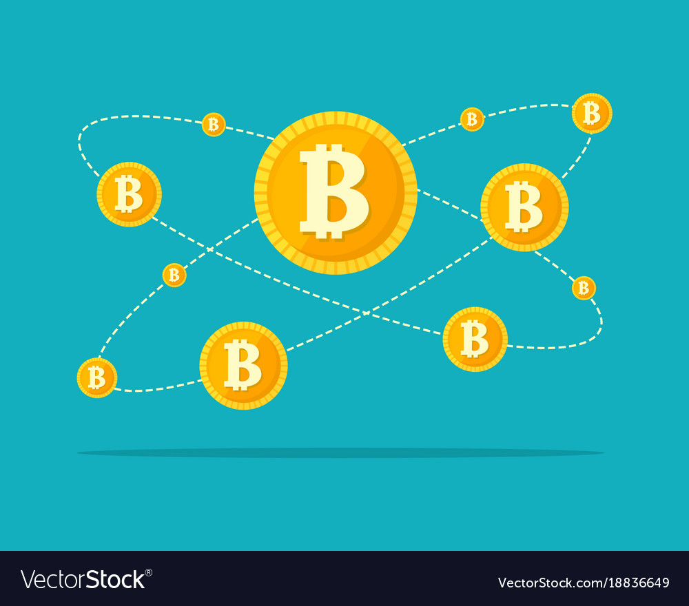 Collection background block chain theme