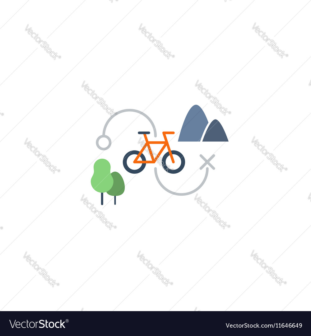 Countryside sports activities Royalty Free Vector Image