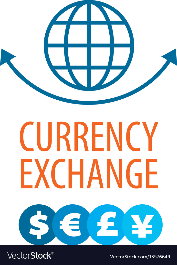 Logo currency exchange Royalty Free Vector Image