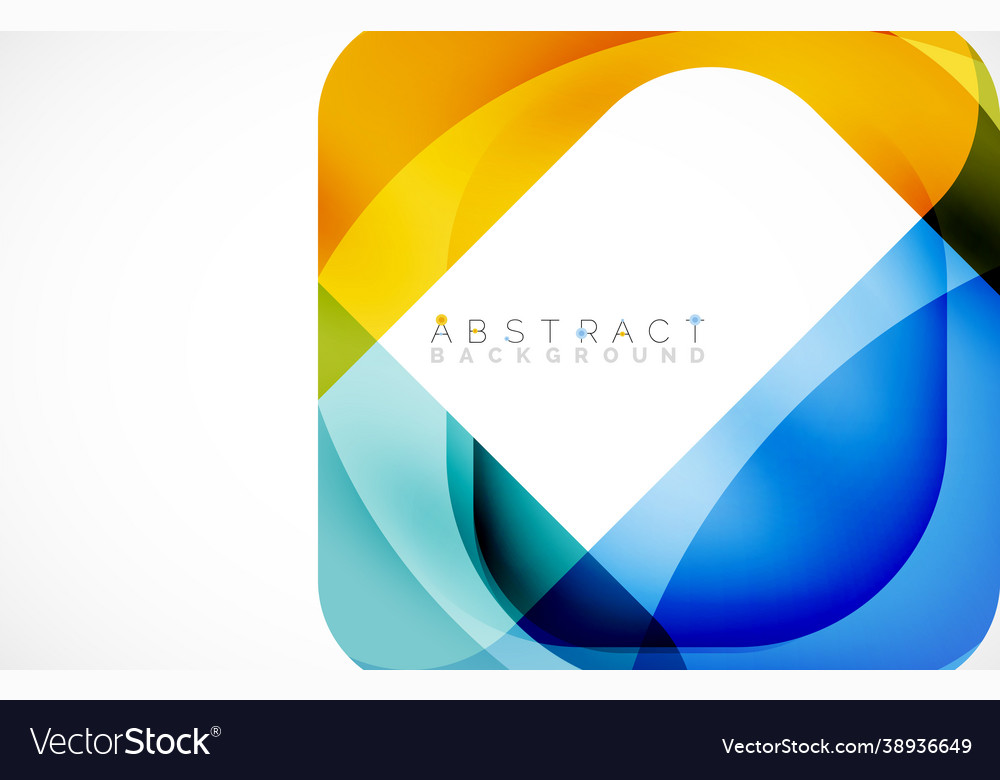 Minimal background abstract square shape vector image Minimal background abstract square shape