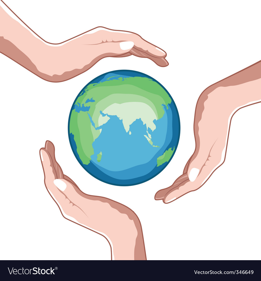 Save earth Royalty Free Vector Image - VectorStock