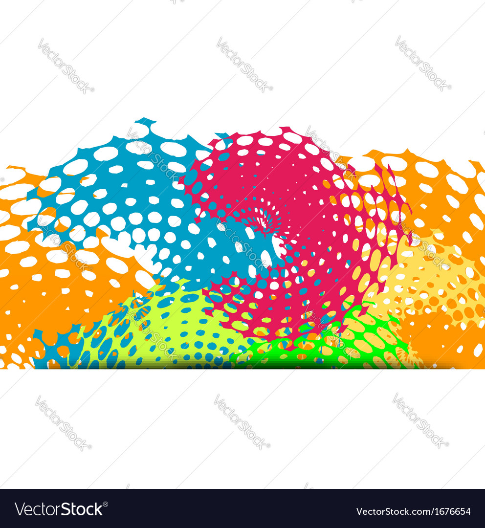 Background with halftone pattern