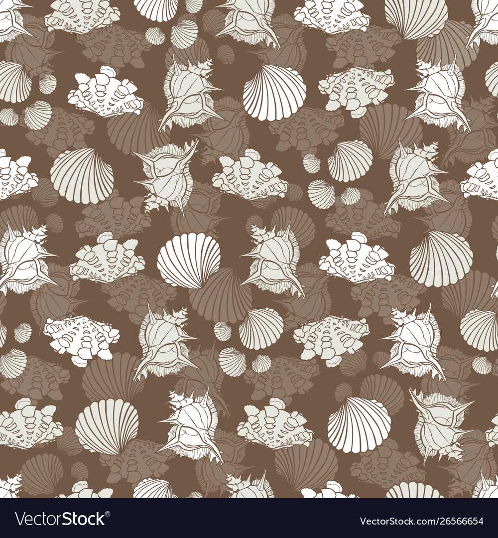 Brown and white repeat pattern