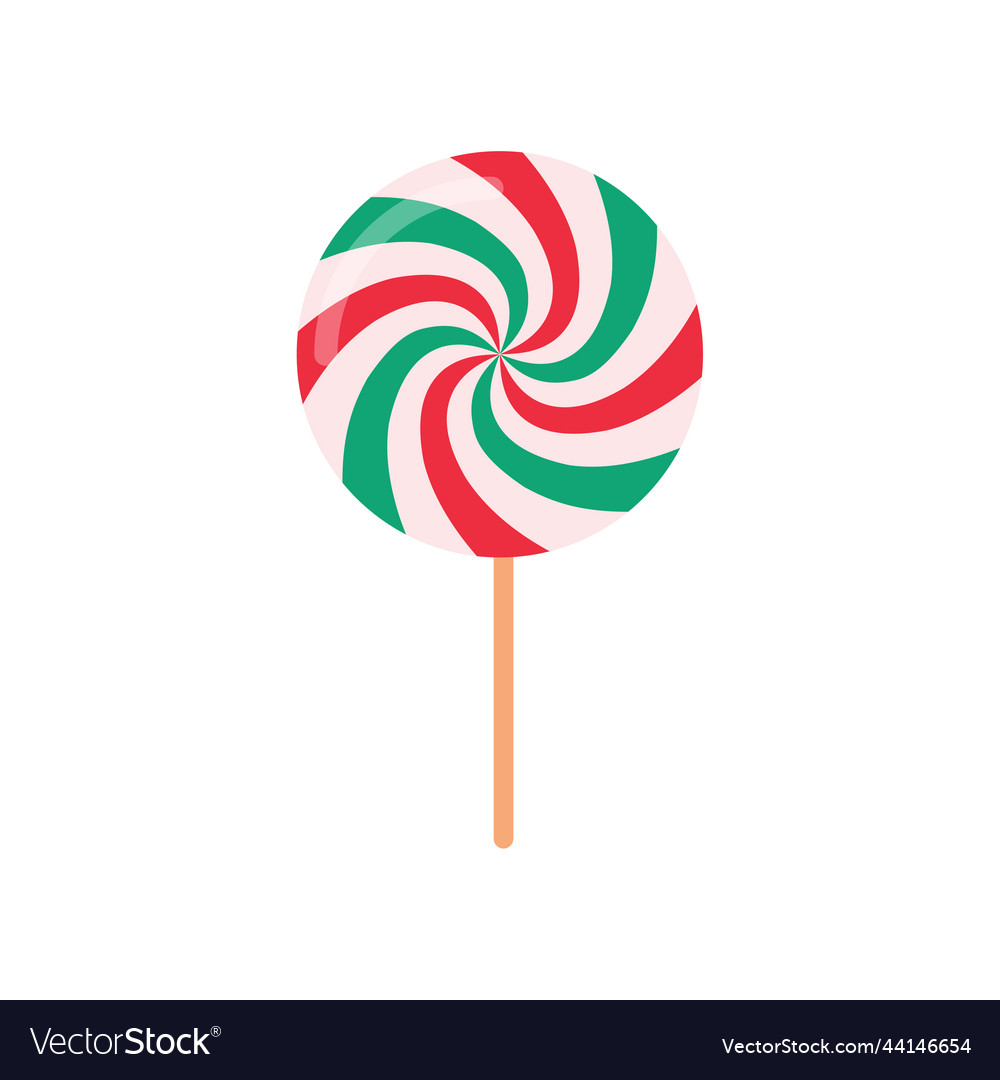 Christmas candy red and green gifts Royalty Free Vector