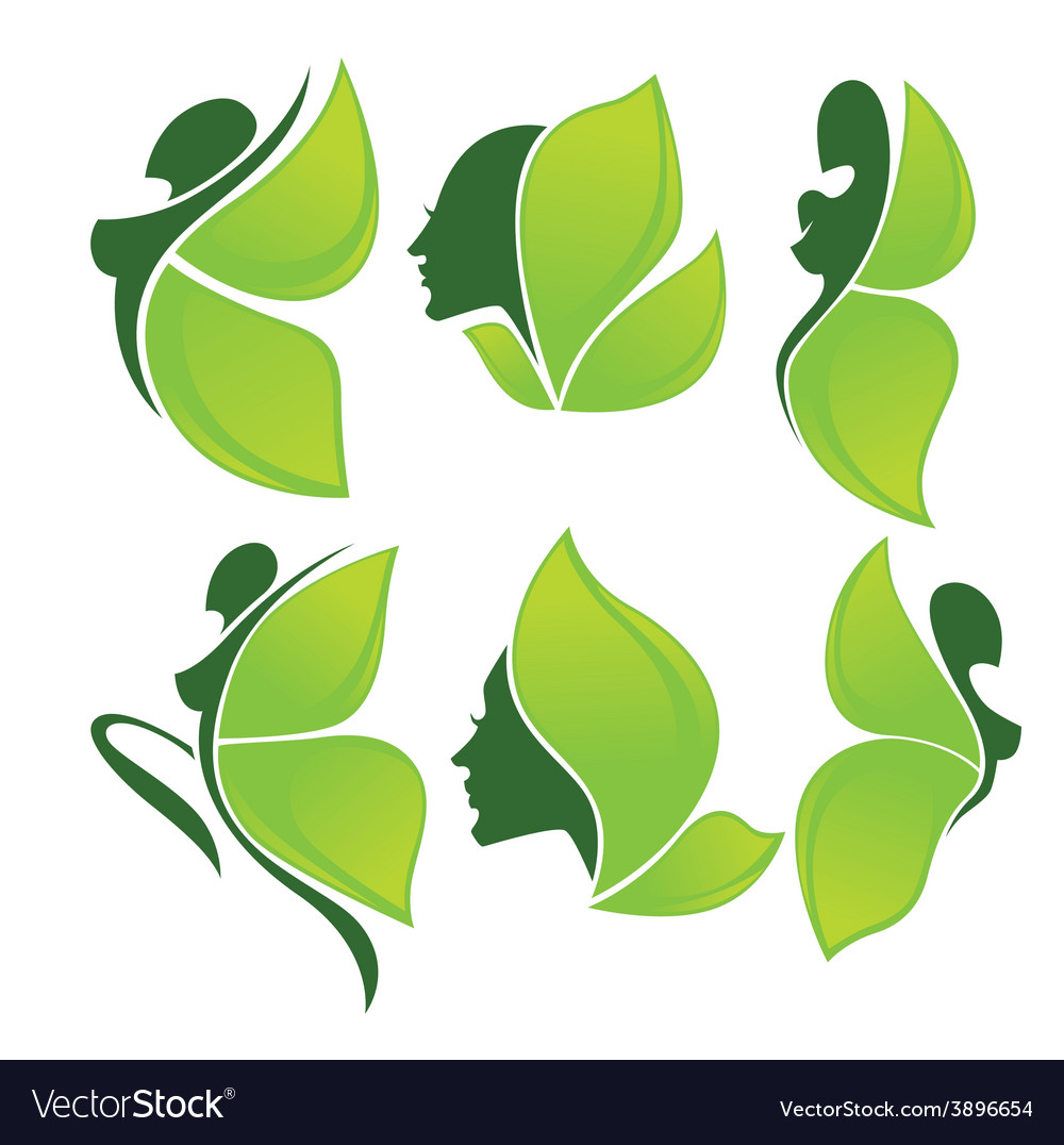 Eco beauty Royalty Free Vector Image - VectorStock